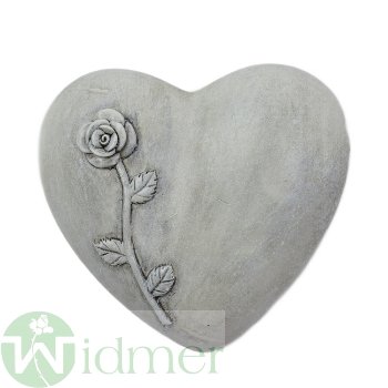 Herz mit Rosendecor, D8 cm