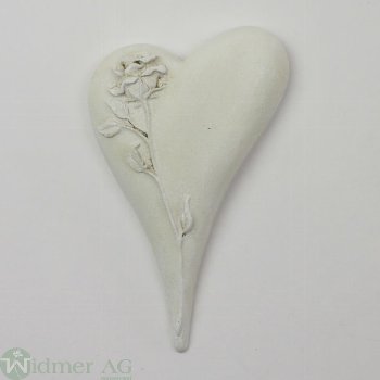 Herz mit Rosendecor, D10,5 cm