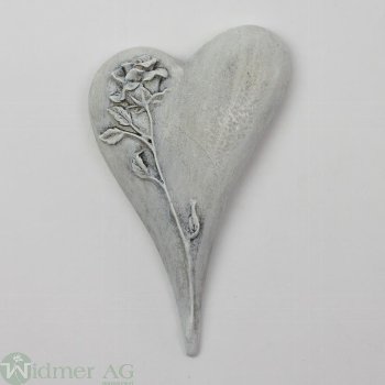 Herz mit Rosendecor, D10,5 cm