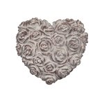 Herz mit Rose, 8.1x7.7 cm