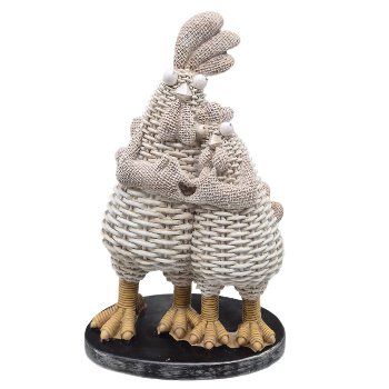 Huhn x2, H28.2 cm