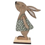 Holzhase stehend, H17.5 cm
