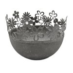Schale mit Blumen, 8.5x11 cm