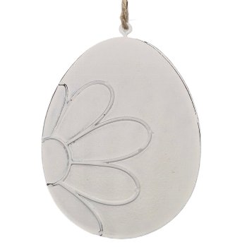 Ei-Hänger mit Blume, 10x7.8 cm