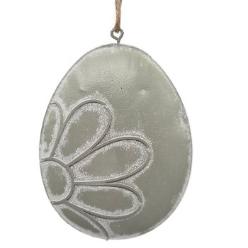 Ei-Hänger mit Blume, 10x7.8 cm