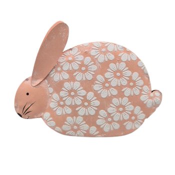 Hase aus Blech, 11.5x8.5 cm