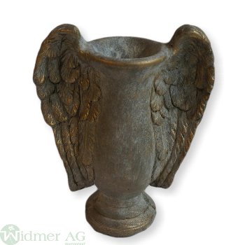 Vase mit Flügel, H32.5 cm