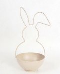 Schale mit Hase, D16H35 cm