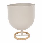 Topf auf Fuss, D14H20 cm