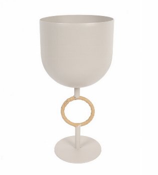 Topf auf Fuss, D12H25 cm