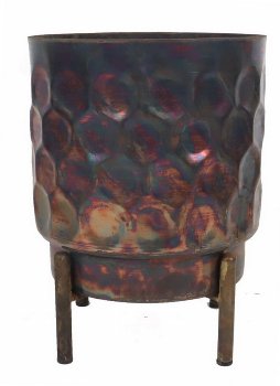 Topf mit Fuss, D15H20 cm