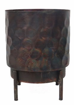 Topf mit Fuss, D18H24 cm