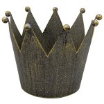 Krone, 10x10x8 cm