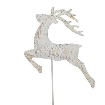 Hirsch auf Stab, 13x64 cm