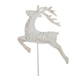 Hirsch auf Stab, 13x64 cm