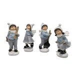 Winterkinder S/4, H13 cm