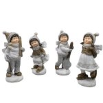Winterkinder S/4, H17.7 cm
