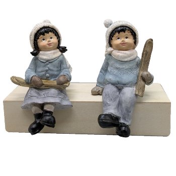 Kinder sitzend S/2, H16 cm