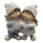 Winterkinder x2, H12.7 cm