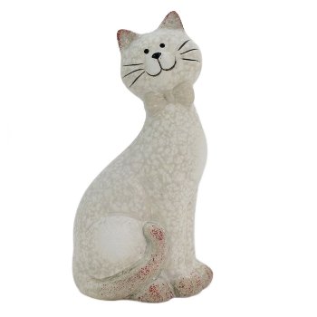 Katze sitzend, H15 cm