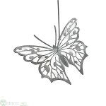 Schmetterling zH., 14x12 cm