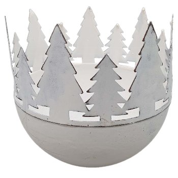 Schale mit Tannen, D13.5H14 cm