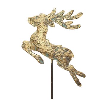 Hirsch auf Stab, 8.5x40 cm