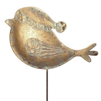 Vogel auf Stab. 16.5x60 cm