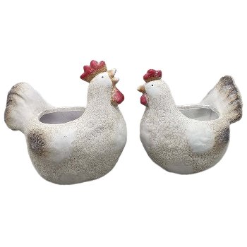 Huhn + Hahn S/2, 24.5 cm