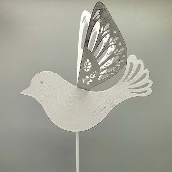 Vogel auf Stab, L54 cm