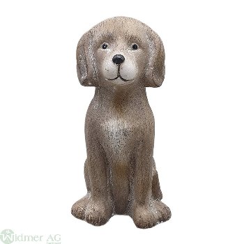 Hund sitzend, H13.4 cm