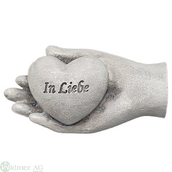 Hand mit Herz - In Liebe