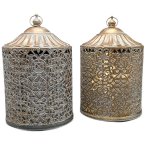 LED-Laterne D12.5H19.5 cm