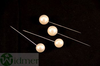 Perle mit Nadel, S/2, 36Stk/Bx