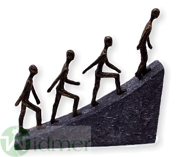 Wanderer-Skulptur, H27.8 cm