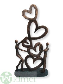 Herz-Skulptur, H42.2 cm