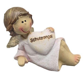 Schutzengel liegend, H6 cm