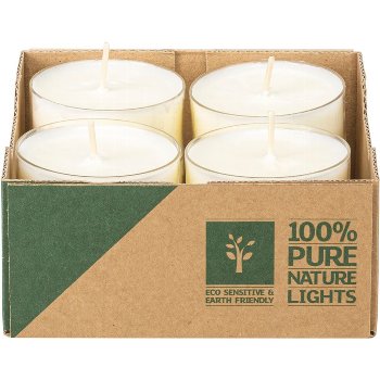 Teelicht mit Rapswachs, 8/Box