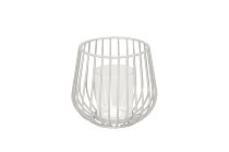 Windlicht mit Glas, H10.5 cm