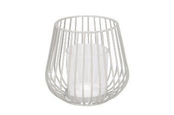 Windlicht mit Glas, H13 cm