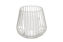 Windlicht mit Glas, H13 cm
