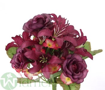 Rosen-Lilien-Piq. D15/H20 cm
