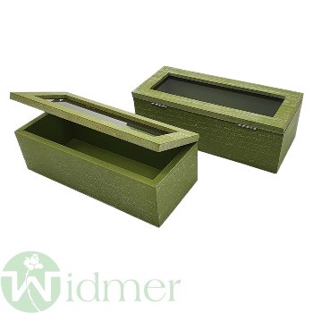 Holz-Dekobox, 21x9x7 cm
