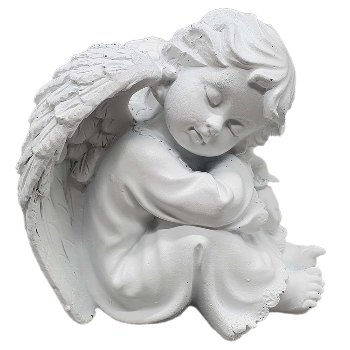 Engel sitzend, H12 cm