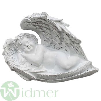 Engel liegend, 18x9.3x10.5 cm