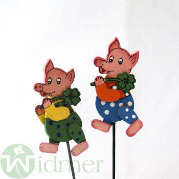 Schwein 9 cm am Stab, S/2