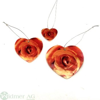 Herz mit Rose S/3, Box/20Stk