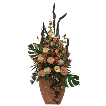 Seidenblumen-Arrangement